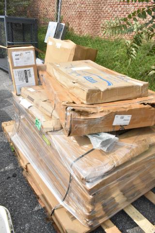12 BRAND NEW SCRATCH AND DENT! Items Including Avantco 17816562 Left Hinged Freezer Door for White GDC-49F and GD-ICE-49F Series, Lavex 32