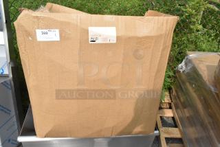 BRAND NEW SCRATCH AND DENT! 500DTLW Ropak White LDPE Ice Cream Tub Cover - 200/Case - Item #1201396