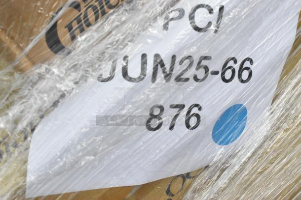 Wrapped package labeled "JUN25-66, 876" with visible "Choice" branding, containing 20 brand new scratch and dent items.