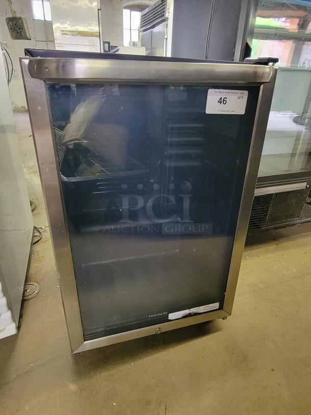 Electrolux FFBC4622QS-1 wine chiller, freestanding model, stainless steel frame, visible control panel, excellent condition.