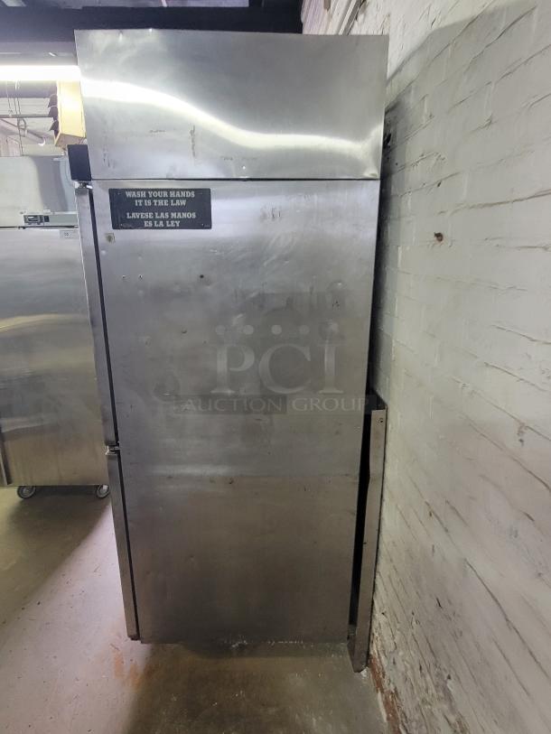 Hoshizaki RH2-SSB-HD 4-door reach-in refrigerator/freezer. Stainless steel, needs thermostat. Suitable for commercial kitchens.