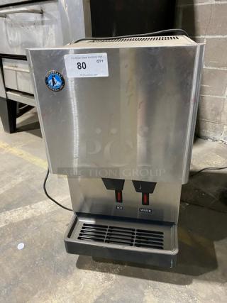 Hoshizaki Commercial Stainless Steel Electric Powered Air-Cooled Countertop Ice/Water Dispensing Machine! With Drip Tray! Model: DCM-270BAH SN: C07382J! 115-120V 1 Phase! On Legs! - Item #1202656