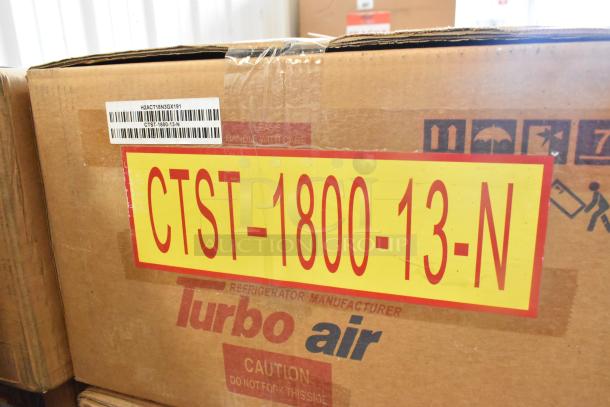 Turbo Air CTST-1800-13-N commercial countertop refrigerated rail in original packaging, 115V, 1 Phase.