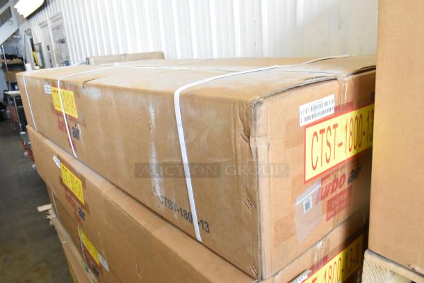 Brand new Turbo Air CTST-1800-13-N stainless steel refrigerated rail in original packaging. 115 volts, 1 phase.
