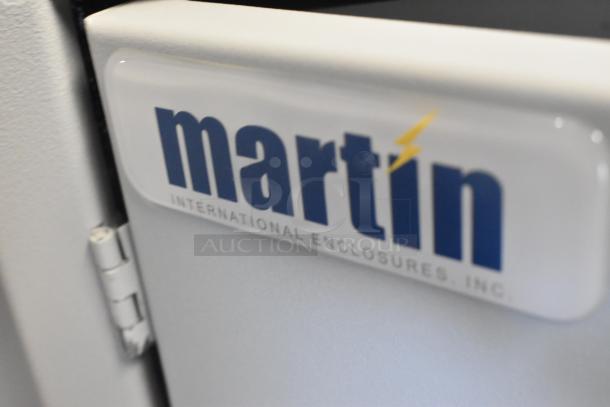 Brand new Hoffmann N170116G010 Spectracool Compact AC, 115V, 1025 BTU, indoor use. Model label showing "martin".