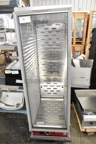 BRAND NEW Avantco 177HEAT1836I heated holding cabinet with clear door, insulated, on casters, 120V, 1 phase.