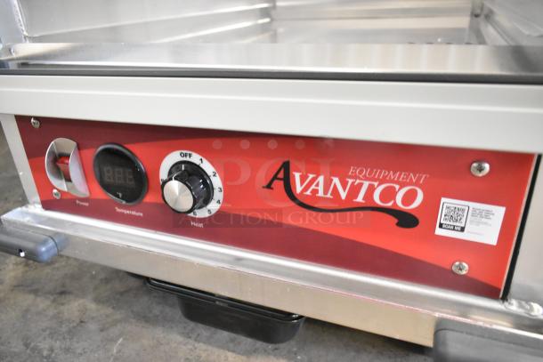 Brand new Avantco 177HEAT1836I heated holding cabinet control panel. Features power dial, digital display, branding.