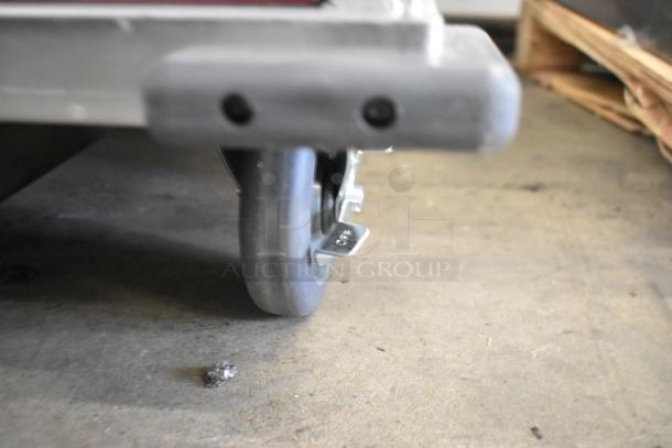 Avantco 177HEAT1836I heated cabinet caster, commercial-grade, new condition, scratch and dent model.