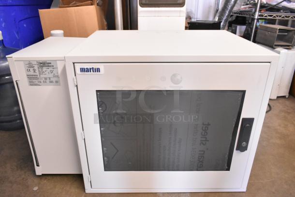 Brand new Hoffmann N170116G010 Spectracool Compact AC, 115V, 1025 BTU, 1 phase. Features visible control panel and tags.
