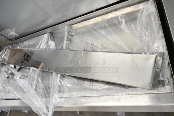 Brand new CPG GM-CPG-60-NL 60" stainless steel gas griddle, 150,000 BTU, in packaging, some cosmetic dents.