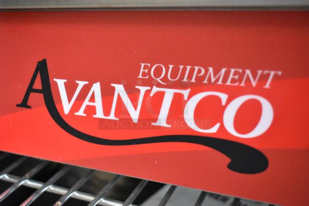 Brand new 2024 Avantco 177RG1830 stainless steel hot dog roller grill; 11 rollers, 120V, scratch and dent condition.