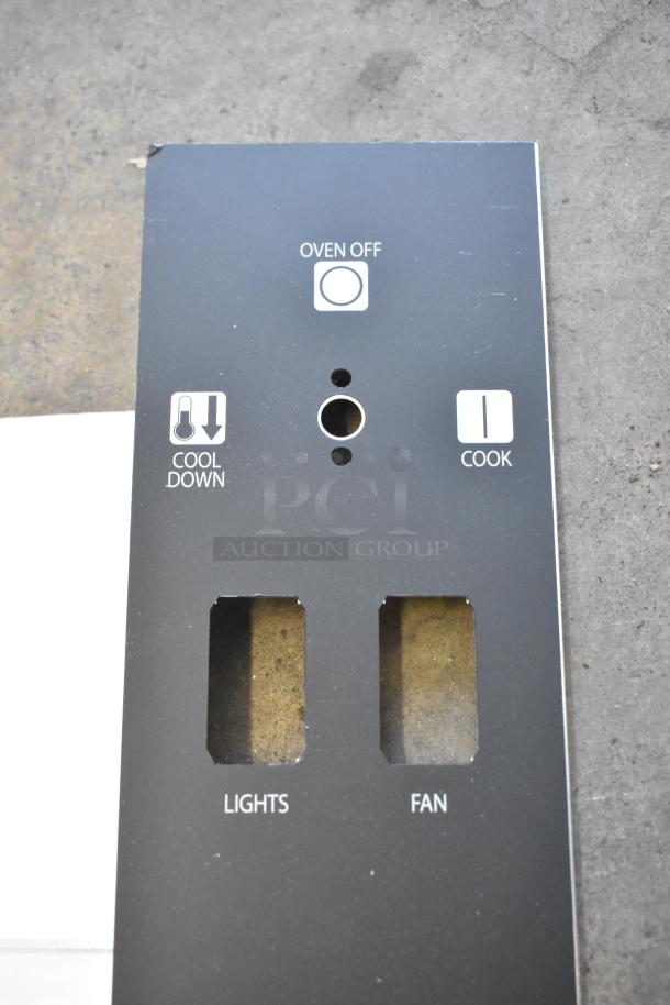 BRAND NEW SCRATCH AND DENT HP57791 Blodgett panel and membrane with control markings; slight edge wear visible.