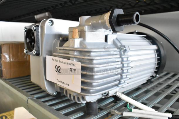 BRAND NEW Argion VSV-20FP Pump, 120V, 1 Phase, scratch and dent condition, visible label "92 QTY" from PCI Auctions.