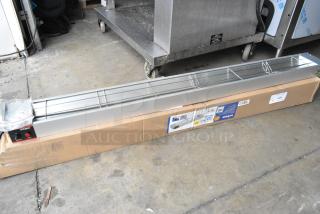 Brand new Winco ESH-60 60" strip heater with built-in toggle switch, 120 volts, 1 phase, in original packaging.