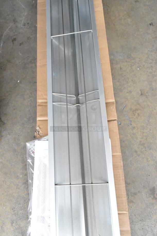 3 new Winco ESH-60 60" strip heaters, 120V, 1 phase, built-in toggle switch, scratch and dent condition.