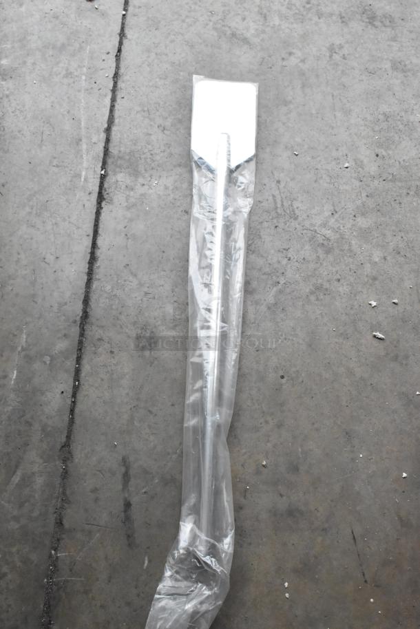Brand new SP-36-S stainless steel mixing paddle in original packaging. Some scratch and dent imperfections.