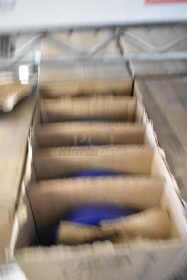 5 boxes of Fiesta ceramic bowls in cardboard packaging. Items are labeled "scratch and dent." New condition, ceramic material.