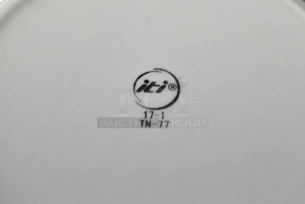 ITI 10125354 white plate bottom, showing ITI logo and markings "17-1 TN-77". Scratch and dent condition. 