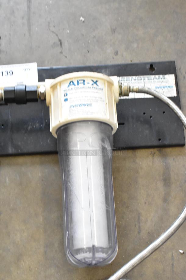 Everpure Kleensteam Water Filtration System, AR-X model, includes visible scale reduction filter; used condition.
