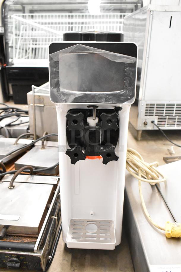 Vevor BQL-9200ST stainless steel soft serve ice cream machine, brand new, scratch and dent, 110V, single flavor, countertop model.