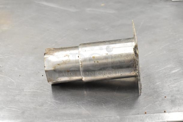 Stainless steel Blodgett oven component, showing signs of wear on metal surface.