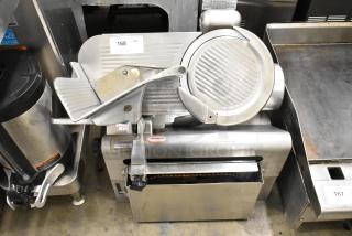 Globe 775 Stainless Steel Commercial Automatic Countertop Meat Slicer w/ Blade Sharpener. 115 Volts, 1 Phase. - Item #1204504