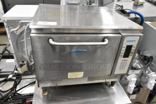 Turbochef NGC stainless steel rapid cook oven, commercial countertop, electric, 208/240V, 1 phase, keypad controls.
