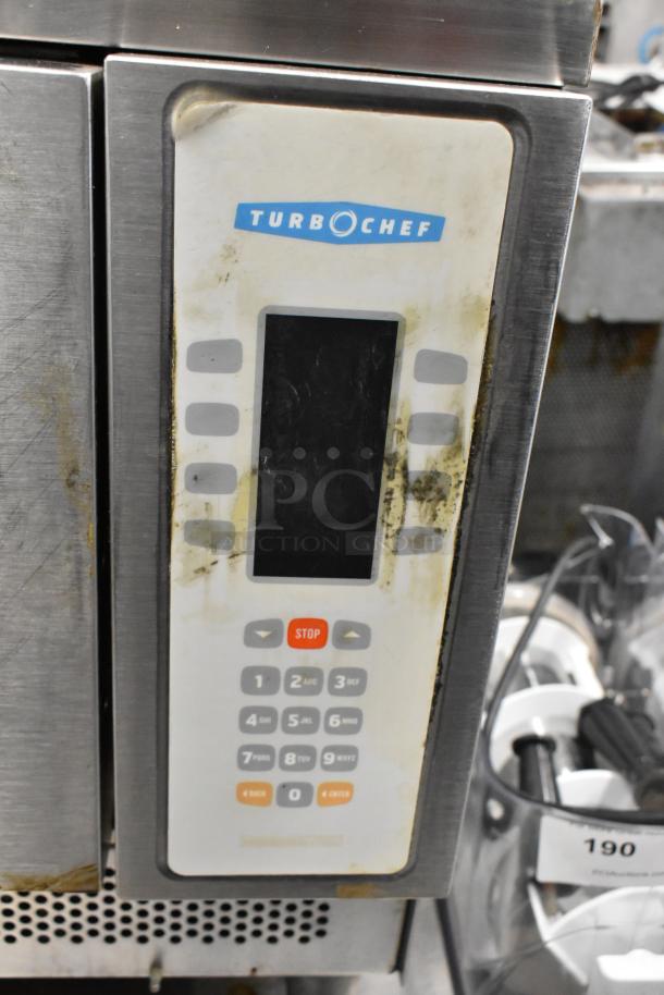 Turbochef NGC stainless steel rapid cook oven, electric, countertop model, visible wear, 208/240V, 1 phase.