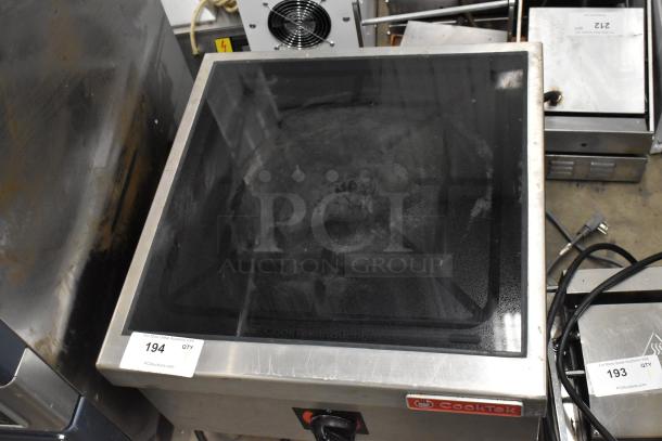 CookTek MSP7000-200 stainless steel induction range, single burner, 2021 model, 208V, 1 phase, countertop design, used.