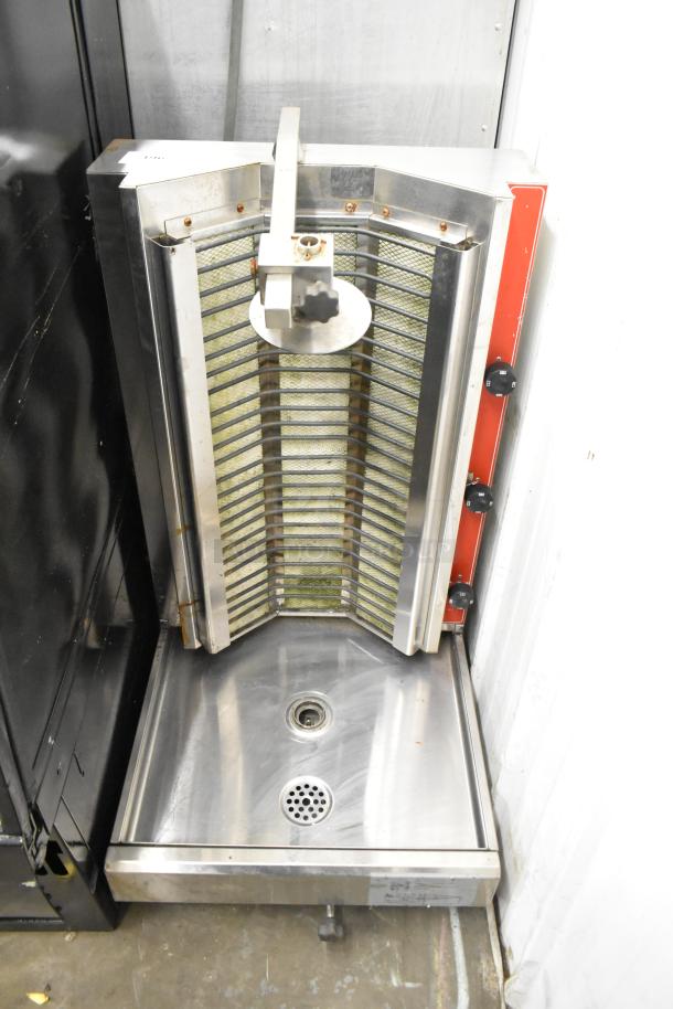 2020 USR Cookline 4E stainless steel gyro machine, electric, 240V, commercial countertop model, excellent condition.