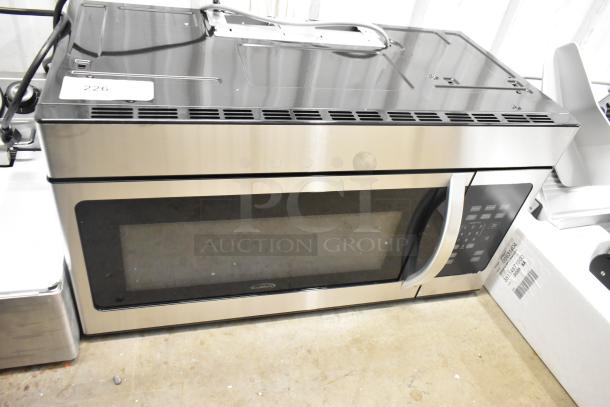 Brand new KoolMore KM-MOT-1SS over-the-range microwave, 1.6 cu. ft., stainless steel, 2025 model, 120 volts, 1 phase.
