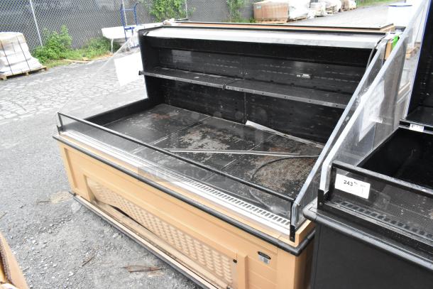 Killion PFW-74-43-48-V-N-MOBILE metal merchandiser, open grab-n-go style, 208/230V, 1 phase, commercial use.