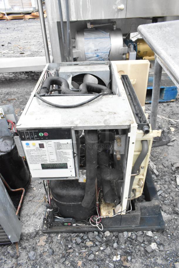 2016 Scotsman C0522SA-1D stainless steel commercial ice head, 115 volts, 1 phase. Good condition, visible control panel.
