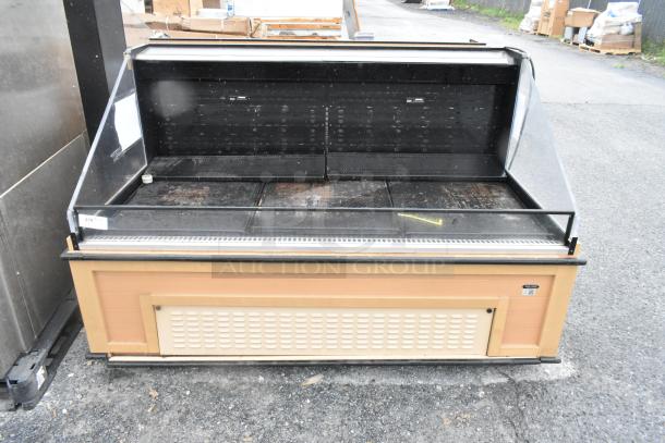 Killion metal open grab n go merchandiser, Model PFW-74-43-48-V-N-MOBILE, 208/230V, 1 phase, commercial use, fair condition.
