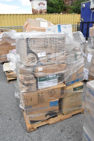 30 BRAND NEW SCRATCH AND DENT! Items Including Popcorn Cups, Ice Bags, Gloves, Trash Bags, Cold Cups. See Description for More Details. 30 Times Your Bid! - Item #1205587