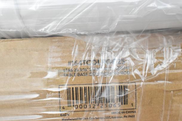 13 new scratch and dent items. Includes table bases and plates. Box labeled #164TCOIL/CT25, made in China.