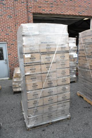 Pallet of boxed Choice Wide Mouth Lid and Bands for canning jars, 48 per pack, scratch and dent condition, 99 boxes.