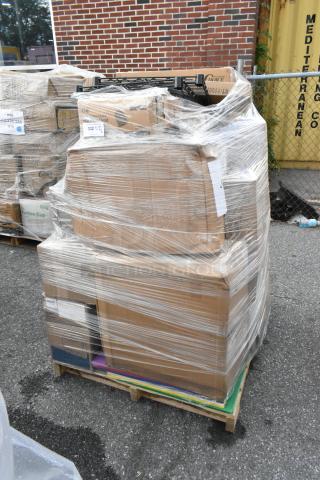 36 BRAND NEW SCRATCH AND DENT! Items Including Beverage Dispenser, Plates, Mason Jars, Mop Heads, Shelves, Mirror. See Description for Details. 36 Times Your Bid! - Item #1205641