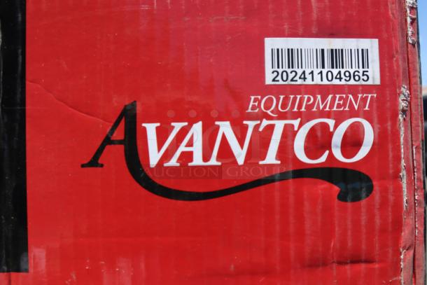 Avantco W43 countertop food warmer in damaged box, lightly scratched. 12"x27", 120V, 1500W. Serial: 20241104965.