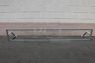 BRAND NEW Vollrath N98636 87" buffet sneeze guard, single-sided, contemporary style. Out of packaging, missing small pieces.