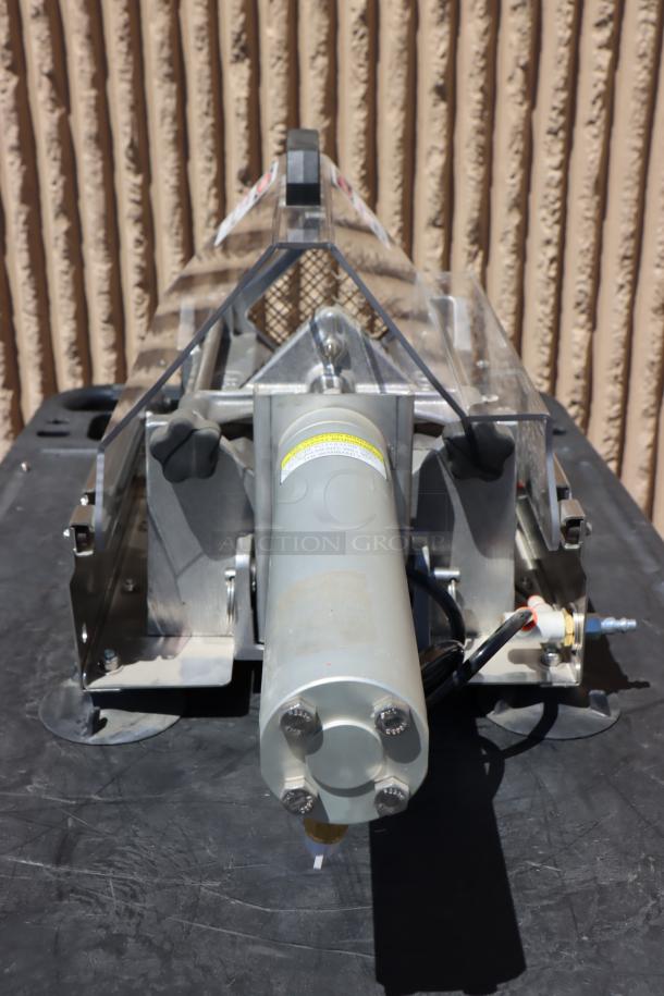 NEW Nemco 56455-1 Monster Airmatic FryKutter, air-powered, 1/4" fry cutter, stainless steel, pristine condition.
