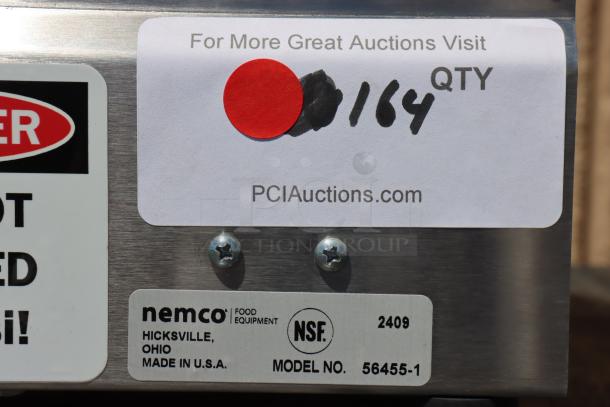 NEW Nemco 56455-1 Monster Airmatic FryKutter, 1/4" cut, air-powered, NSF certified, USA-made. Model labeled with auction info.