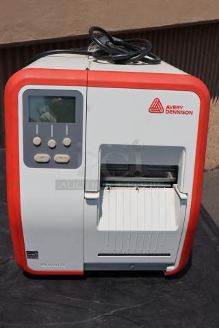 Brand new Avery-Dennison ADTP1BA01NA barcode label printer. Model ADTP1, S/N: 17060729.
