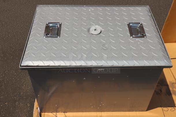 Brand new Regency 600GT15 grease trap, 30 lb., 15 GPM, 2" non-threaded connections, out of original packaging.