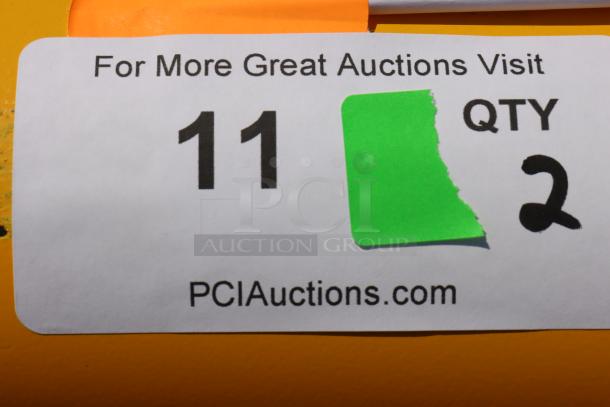BRAND NEW Vestil HPRO-60-42-4 machinery guard, 60"x42"x4". Scuff marks, dents, chipped paint. Auction label: PCI Auctions, Qty 2.