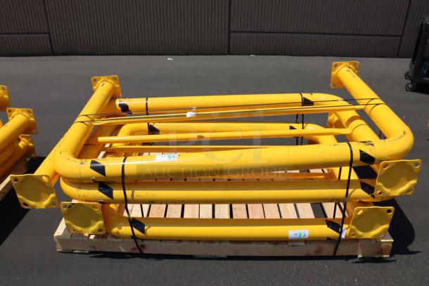 Brand new Vestil HPRO-60-42-4 machinery guard, 60"x42"x4", minor scuffs, dents, chipped paint.