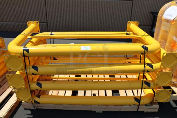 NEW Vestil HPRO-72-42-4 Steel Machinery Guard, 72"x42"x4". Scuff marks, tiny dents, paint chipped. 7x Your Bid.