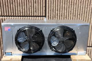 Brand new Master-Bilt 05-02595 evaporator, dual fan, minor scratches and dents, S/N: E032500148, 115V.