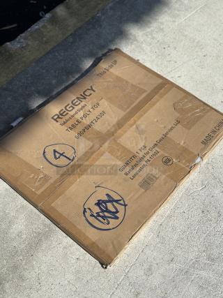 Regency 24" x 30" Poly Table Top, model 600PSWT2430F, in original packaging. New, no backsplash.