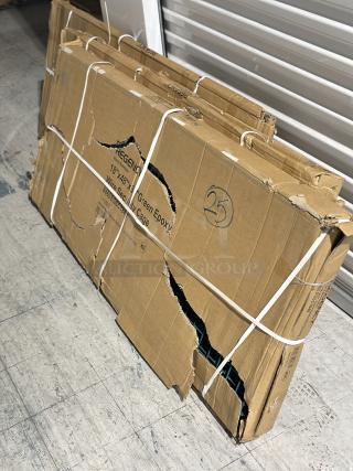 Regency NSF Green Wire Security Cage 18"x48"x61", new, scratch and dent. Box shows damage, contents appear intact. Model 460EGSC1848.